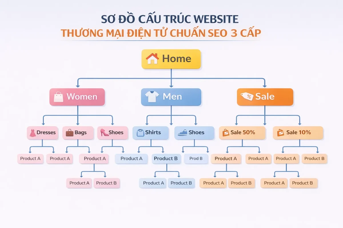 cấu trúc website chuẩn SEO