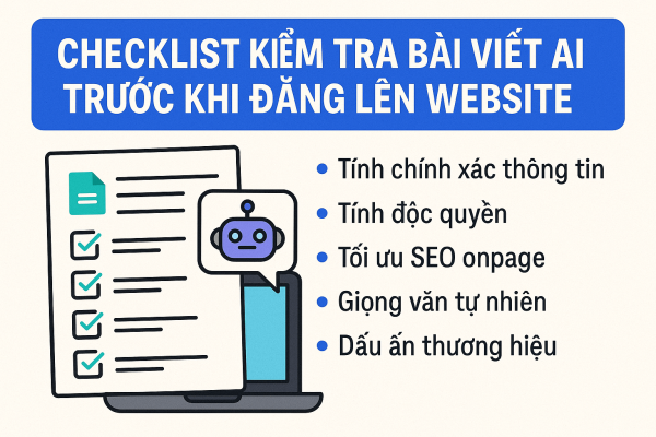 checklist content ai