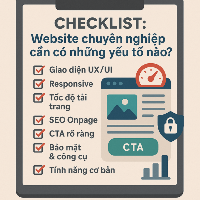 checklist website chuyên nghiệp