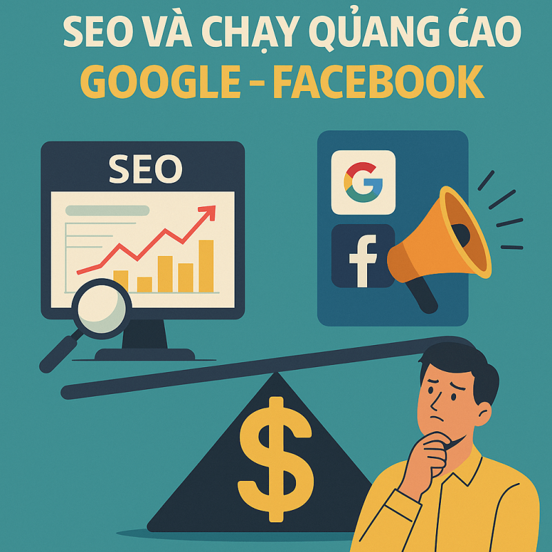 so sanh seo và facebook ads và google ads