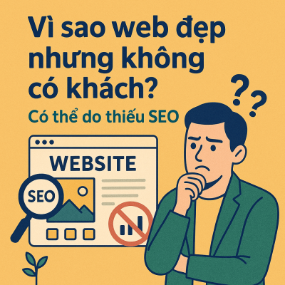 vi sao website đẹp nhưng khong co khach